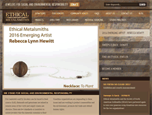 Tablet Screenshot of ethicalmetalsmiths.org